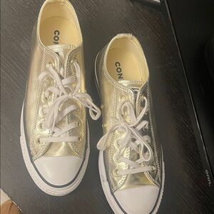 Converse Shiny Gold Sneakers
